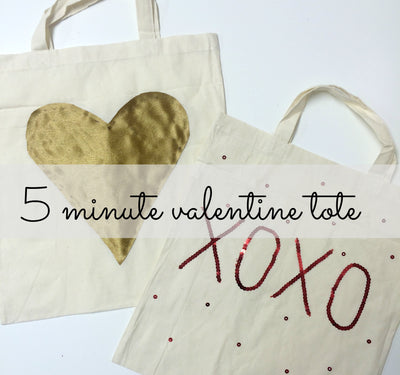 DIY Valentines Day Tote - 5 Minute Craft